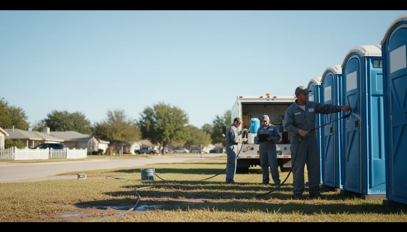Long-Term Portable Toilet Rental in Crewe, VA near me